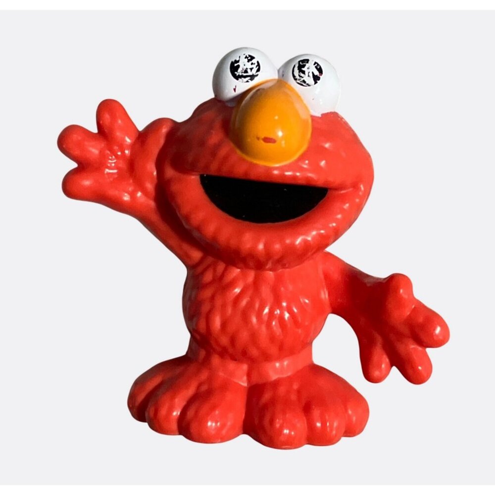 Hasbro Sesame Street Elmo Figurine Red Plastic Toy Collectible 2013